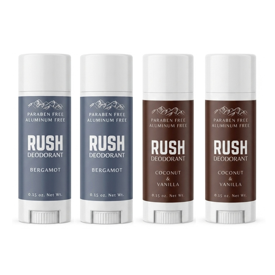Deodorant Tiny-Size 4-Pack Bundle