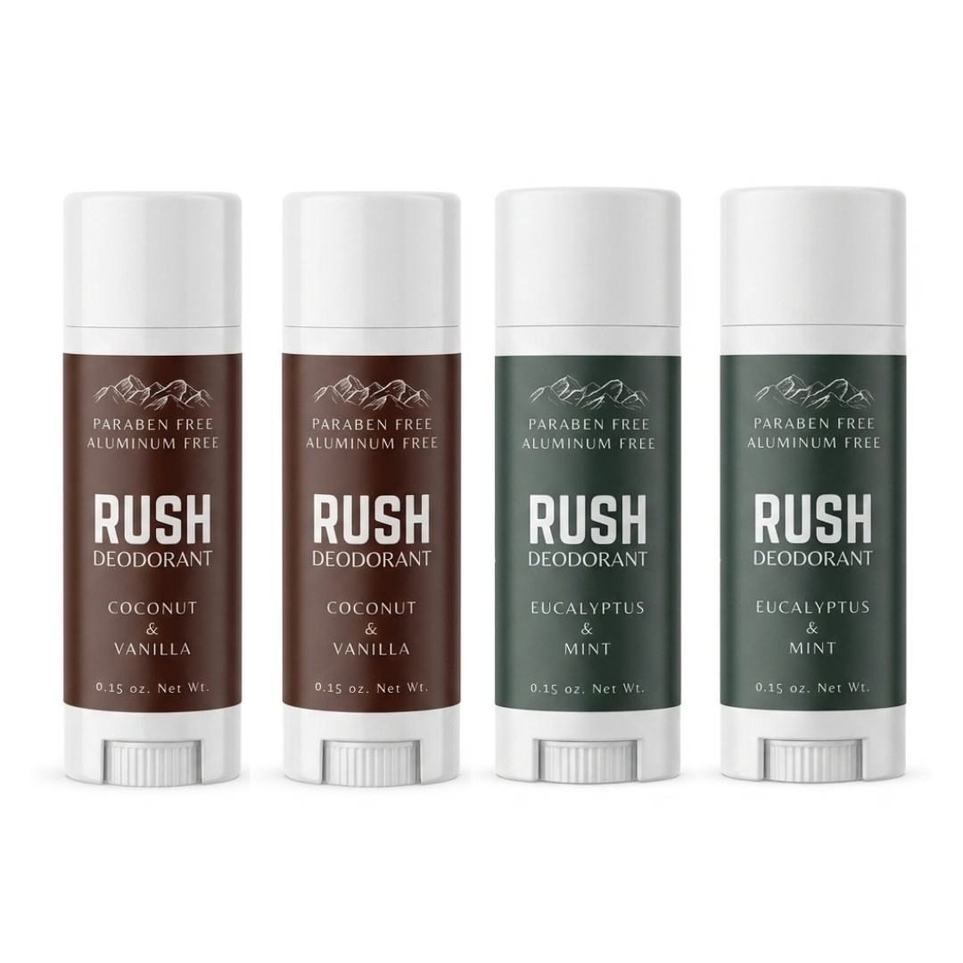 Deodorant Tiny-Size 4-Pack Bundle